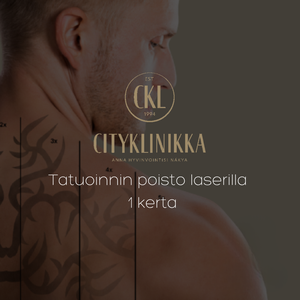 Tatuoinnin poisto laserilla &mdash; 1 kerta