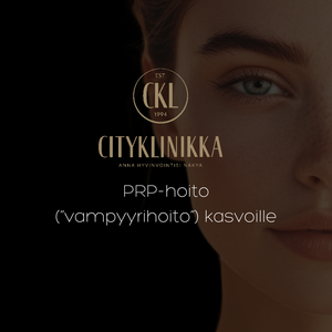 PRP-hoito ("vampyyrihoito") kasvoille HKI
