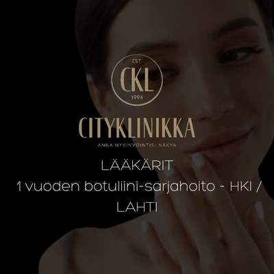 L&Auml;&Auml;K&Auml;RI 1 vuoden botuliini-sarjahoito - HKI / LAHTI